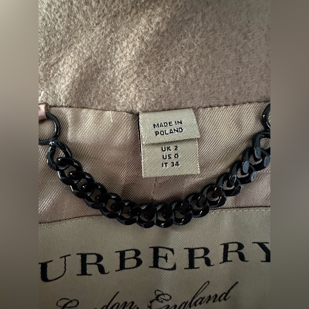Burberry London England ‎ Cashmere/ Wool coat - Picture 11 of 12